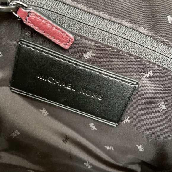 Michael Kors Cooper Utility Crossbody Leather Merlot - Picture 10 of 16